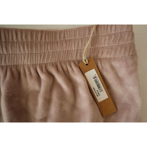 SKIMS AP-LPT-0781 Women's Sz 3XL Dusk/Light Pink Velour Track Pants - Picture 5 of 10